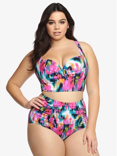 plus size tankini swimwear